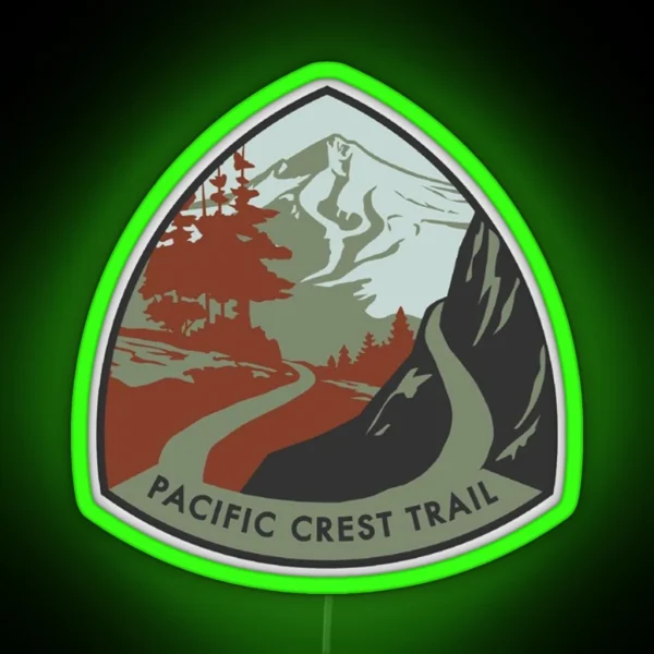 Pacific Crest Trail RGB Neon Sign