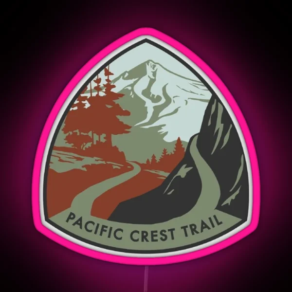Pacific Crest Trail RGB Neon Sign