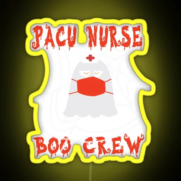Pacu Nurse Boo Crew RGB Neon Sign