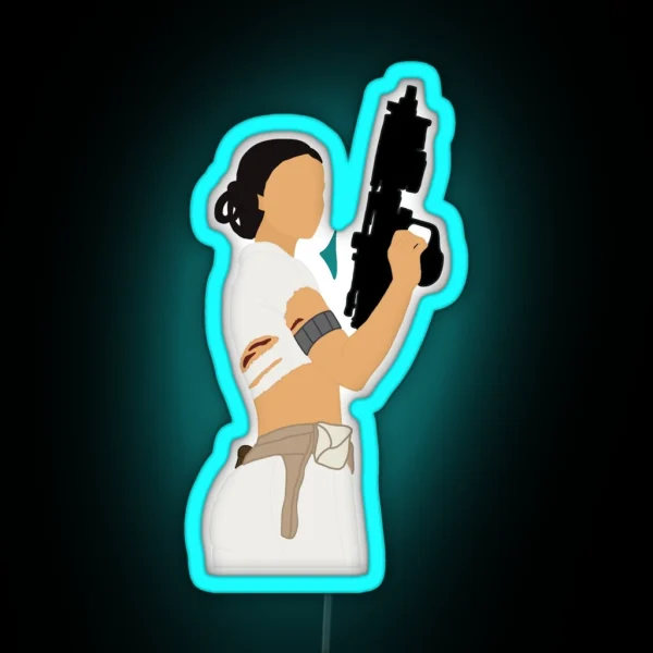 Padme Attack Of The Clones RGB Neon Sign