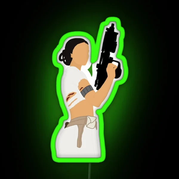 Padme Attack Of The Clones RGB Neon Sign