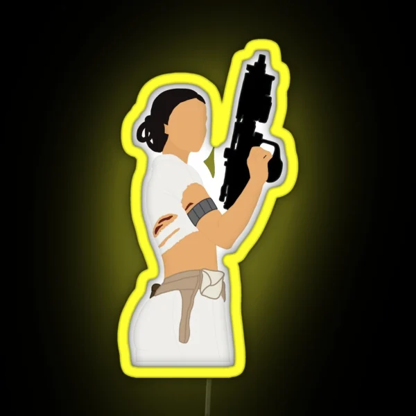 Padme Attack Of The Clones RGB Neon Sign