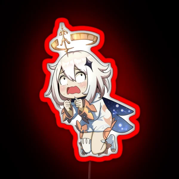 Paimon Got Scared RGB Neon Sign