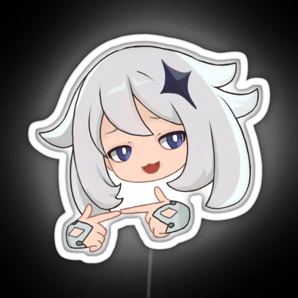 Paimon Heh Genshin Impact RGB Neon Sign