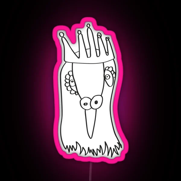 Paimon Pigeon King RGB Neon Sign