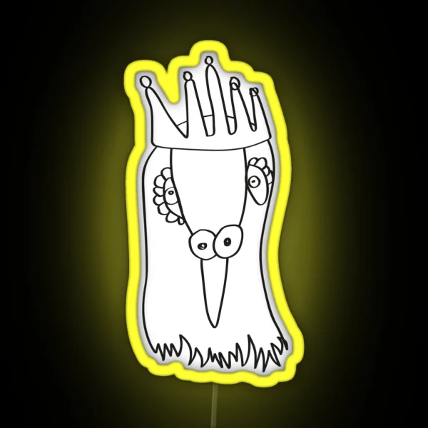 Paimon Pigeon King RGB Neon Sign