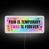 Add bold personality to your space with RGB swag neon.