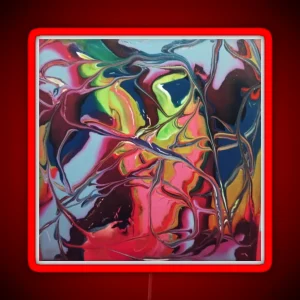Paint Pour RGB Neon Sign