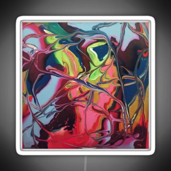 Paint Pour RGB Neon Sign