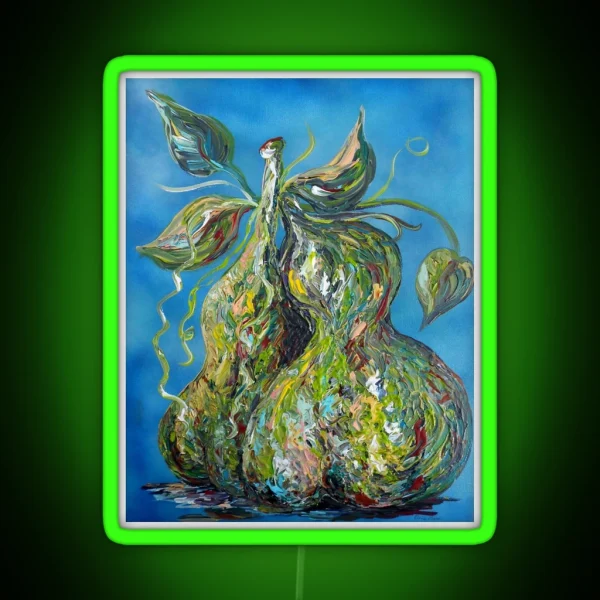 Pair Of Pears RGB Neon Sign