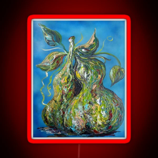 Pair Of Pears RGB Neon Sign