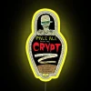 RGB LED neon sign featuring pale ale from the crypt logo