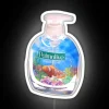 Vibrant Palmolive Aquarium Neon Sign Illuminates Any Room with RGB Colors.