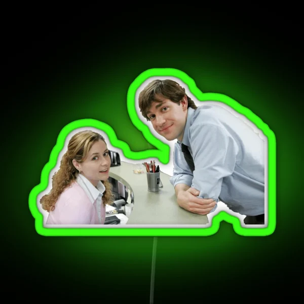 Pam And Jim The OTP RGB Neon Sign