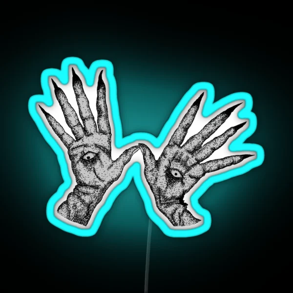 Pan S Labyrinth Pale Man RGB Neon Sign