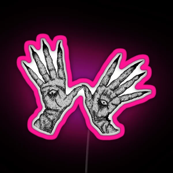 Pan S Labyrinth Pale Man RGB Neon Sign