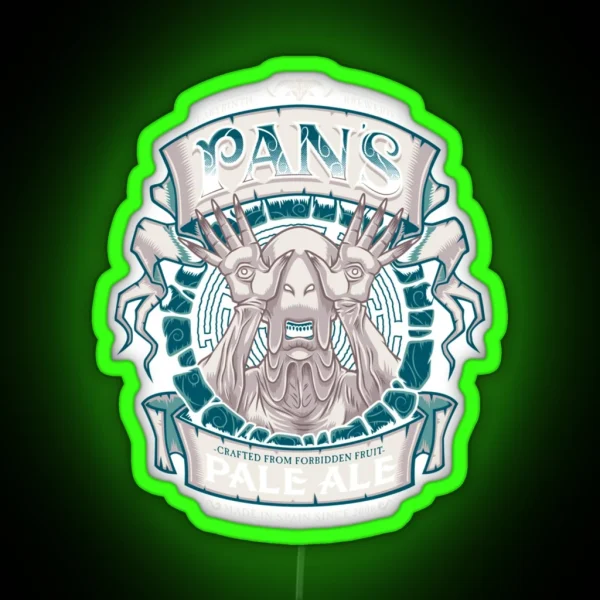 Pan S Pale Ale Variant RGB Neon Sign