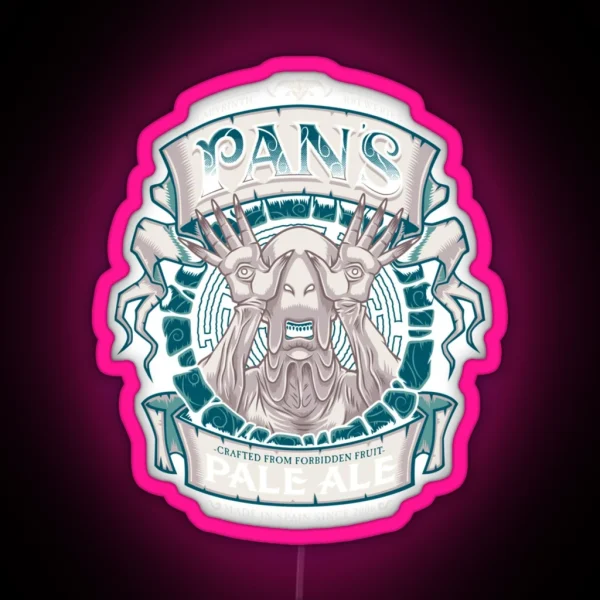 Pan S Pale Ale Variant RGB Neon Sign