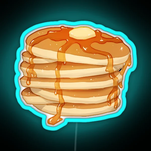 Pancakes RGB Neon Sign