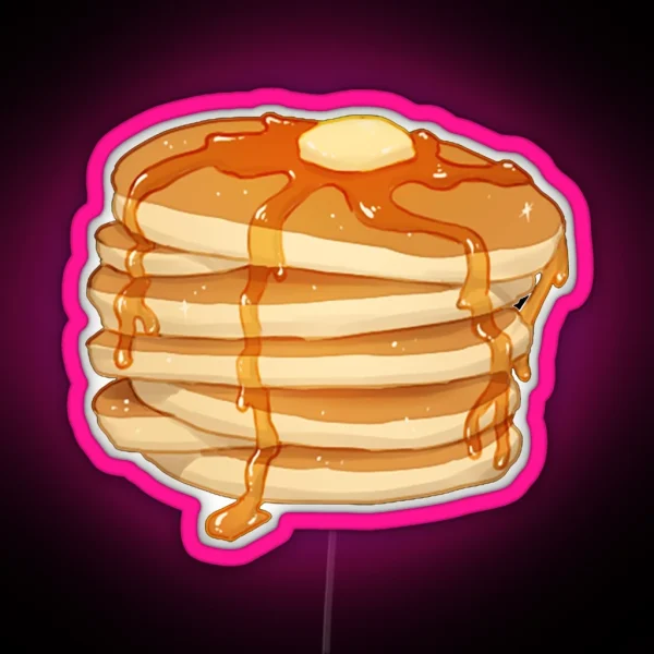 Pancakes RGB Neon Sign
