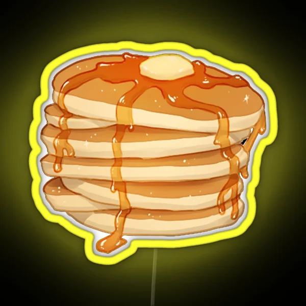 Pancakes RGB Neon Sign