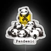 RGB Neon Sign: Social Distance in Style with Fuzzy Panda Fun