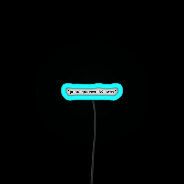 Panic Moonwalk New Girl RGB Neon Sign