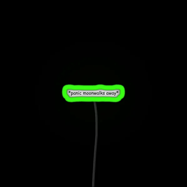 Panic Moonwalk New Girl RGB Neon Sign