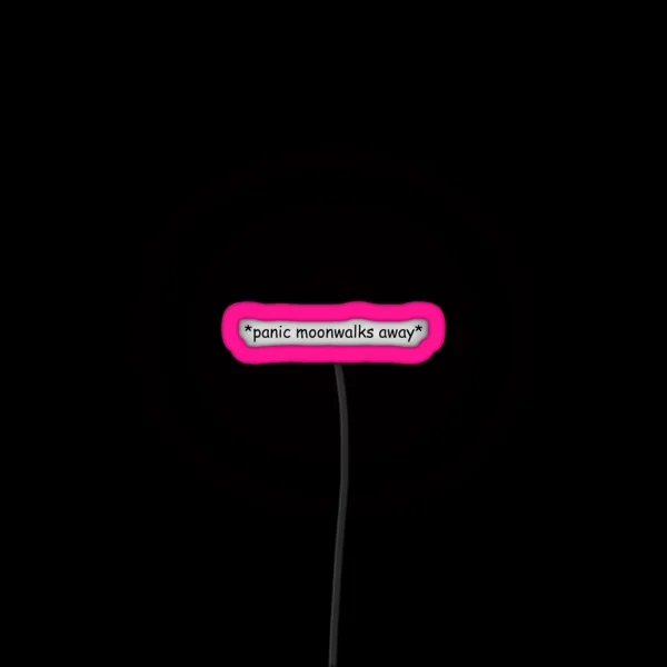 Panic Moonwalk New Girl RGB Neon Sign