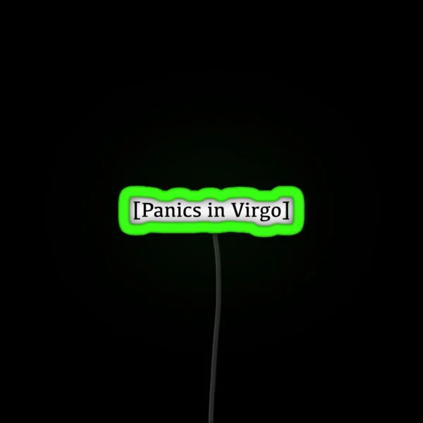 Panics In Virgo RGB Neon Sign