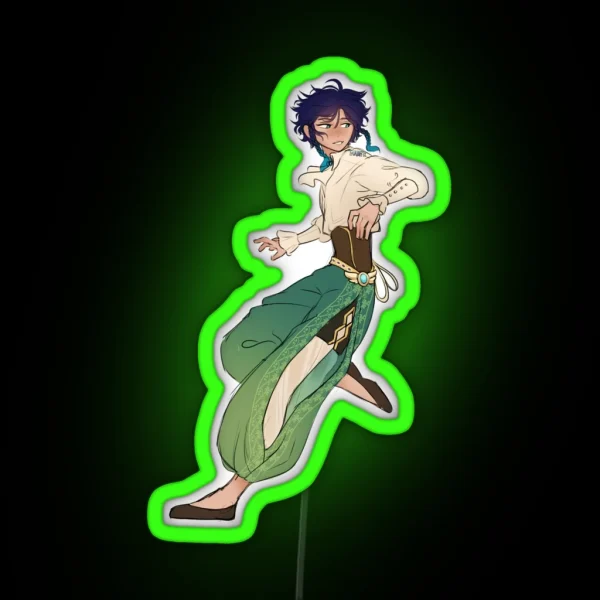 Pants Venti RGB Neon Sign