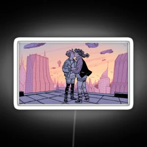 Paper Girls LGBT Art RGB Neon Sign