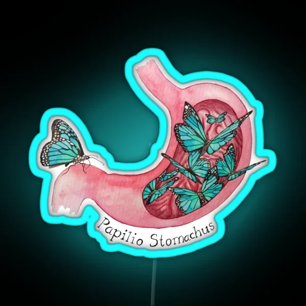 Papilio Stomachus RGB Neon Sign