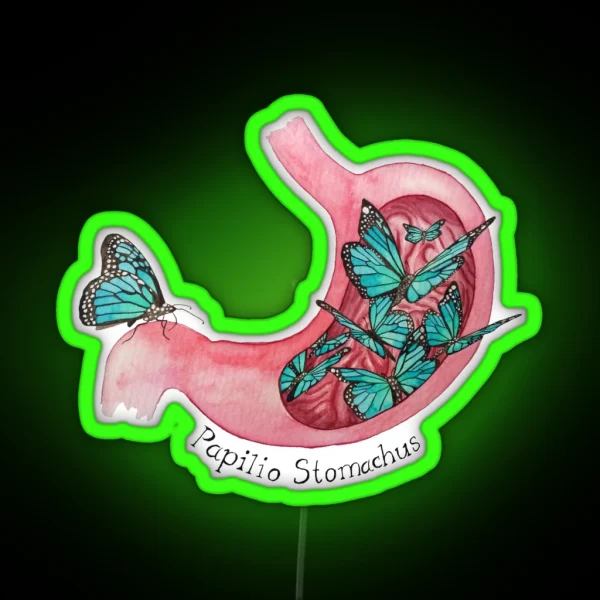 Papilio Stomachus RGB Neon Sign