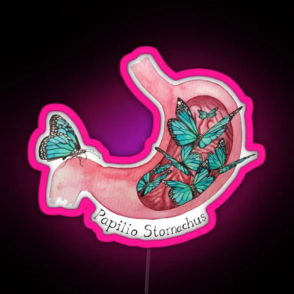 Papilio Stomachus RGB Neon Sign