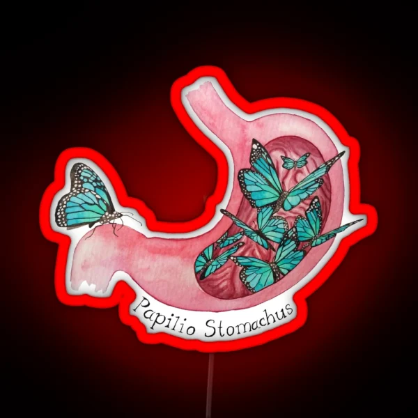 Papilio Stomachus RGB Neon Sign