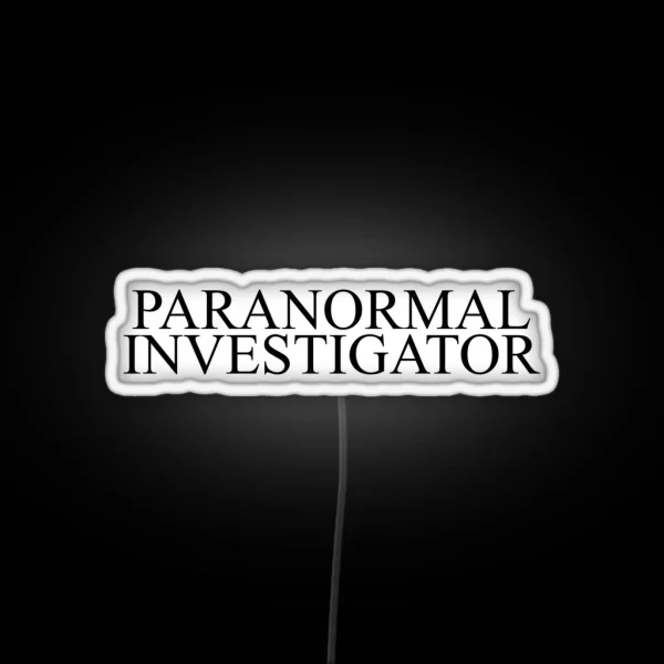 Paranormal Investigator RGB Neon Sign