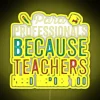 Paraprofessional Appreciation Sign with RGB Neon Glow Humor and Support