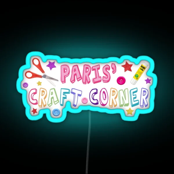 Paris Craft Corner RGB Neon Sign