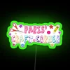 French Chic Decorative RGB Neon Sign for Parisian Inspired Home Decor