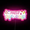 Customizable RGB LED Canvas Sign with Romantic Parisian Theme Decor