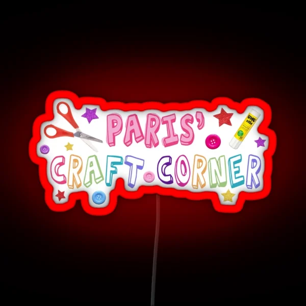 Paris Craft Corner RGB Neon Sign