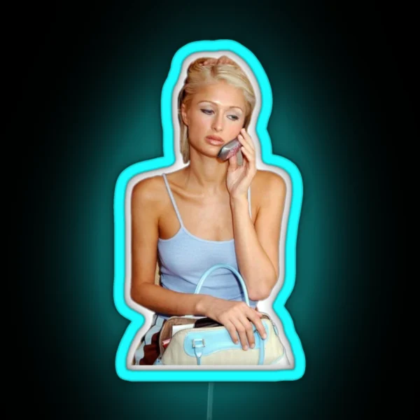 Paris Hilton RGB Neon Sign