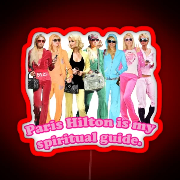 Paris Hilton RGB Neon Sign