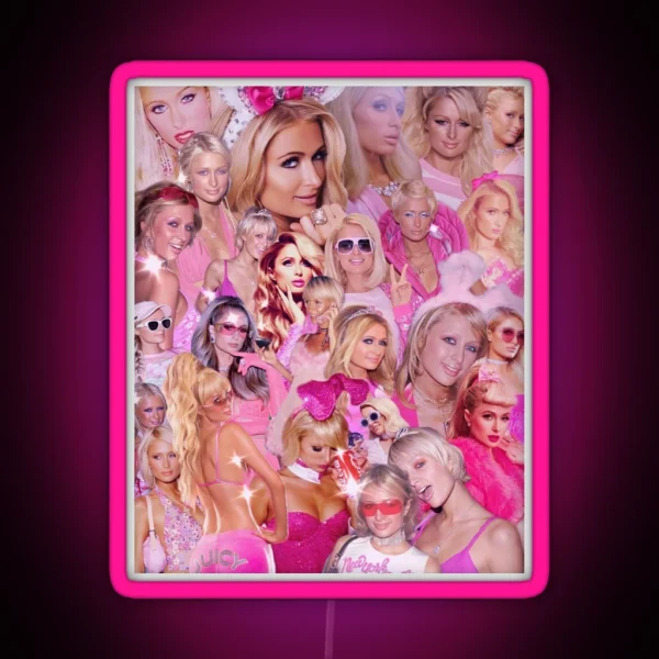 Paris Hilton RGB Neon Sign