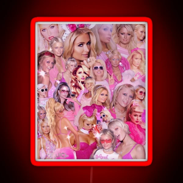 Paris Hilton RGB Neon Sign
