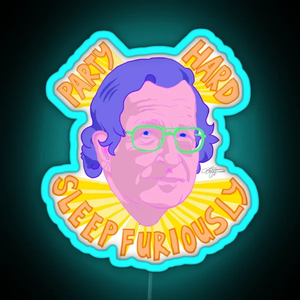 PARTY CHOMSKY RGB Neon Sign