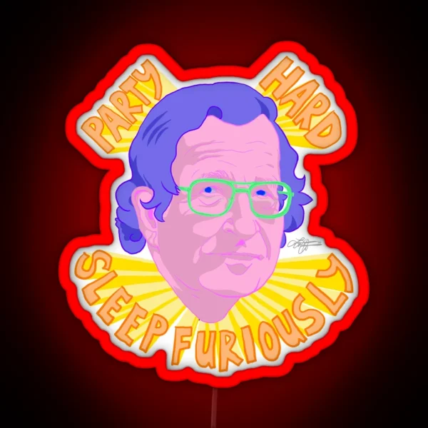 PARTY CHOMSKY RGB Neon Sign