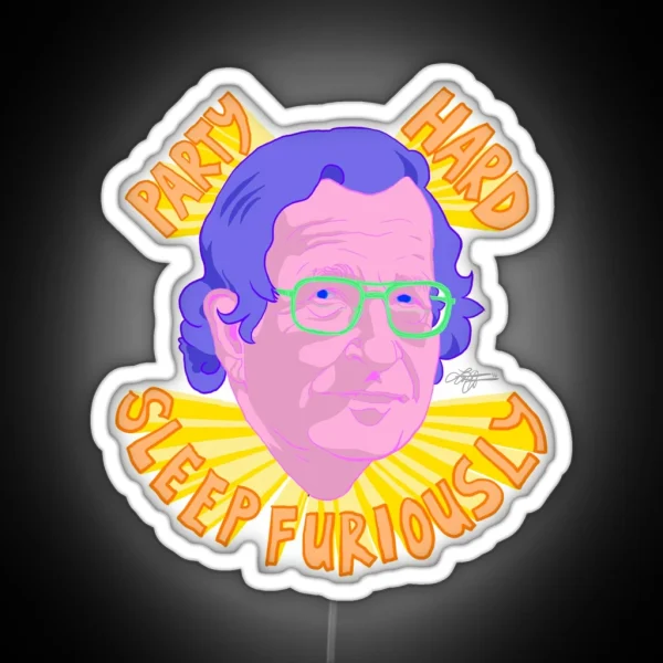 PARTY CHOMSKY RGB Neon Sign