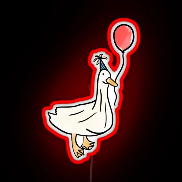 Party Duck RGB Neon Sign